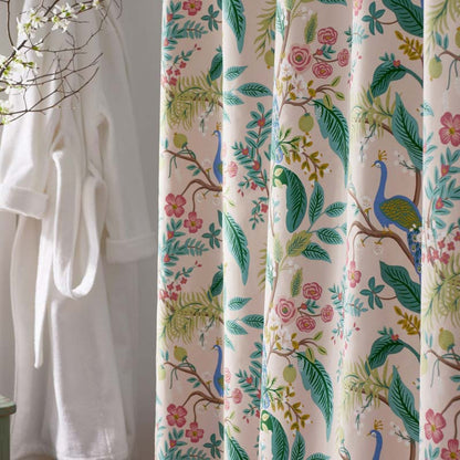 Peacock Classic Smooth Sateen Shower Curtain
