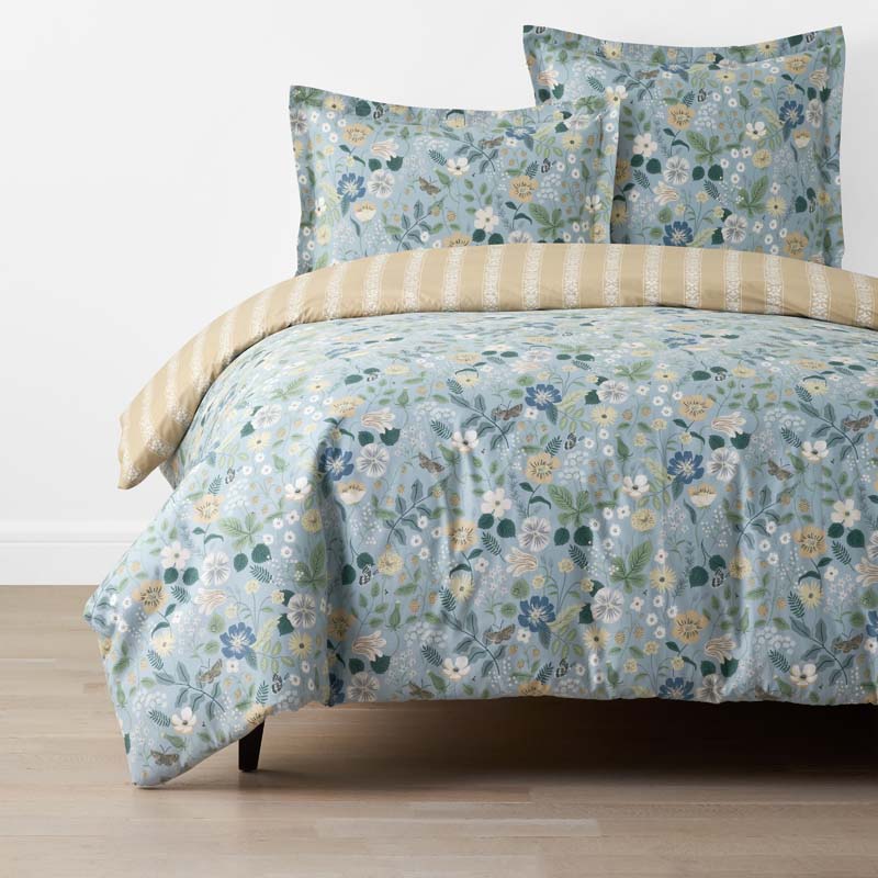 Strawberry Fields Classic Cool Cotton Percale Duvet Cover