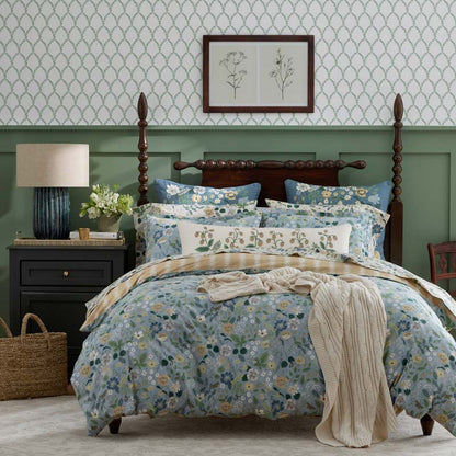 Strawberry Fields Classic Cool Cotton Percale Duvet Cover