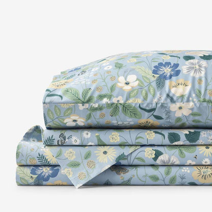 Strawberry Fields Classic Cool Cotton Percale Bed Sheet Set