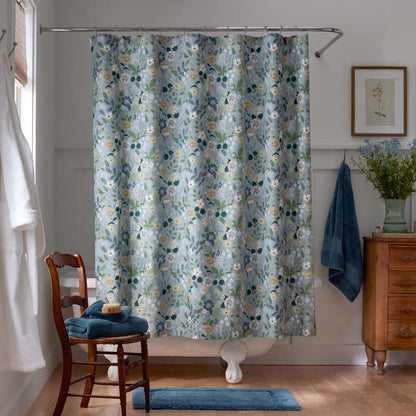 Strawberry Fields Classic Cool Cotton Percale Shower Curtain