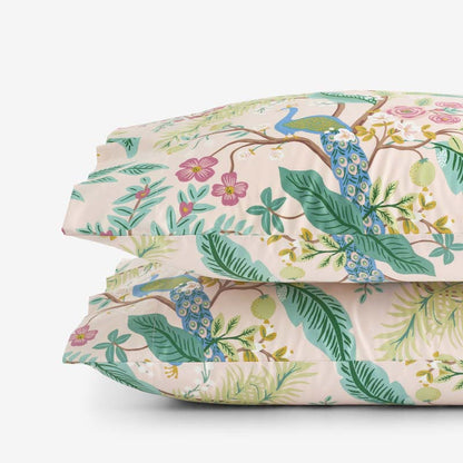 Peacock Classic Smooth Sateen Pillowcase Set
