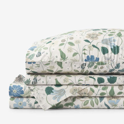 Strawberry Fields Classic Cool Cotton Percale Bed Sheet Set