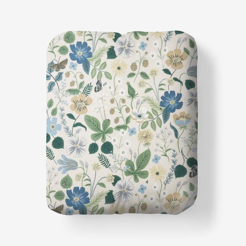 Strawberry Fields Classic Cool Cotton Percale Fitted Bed Sheet
