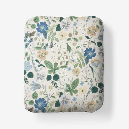 Strawberry Fields Classic Cool Cotton Percale Fitted Bed Sheet