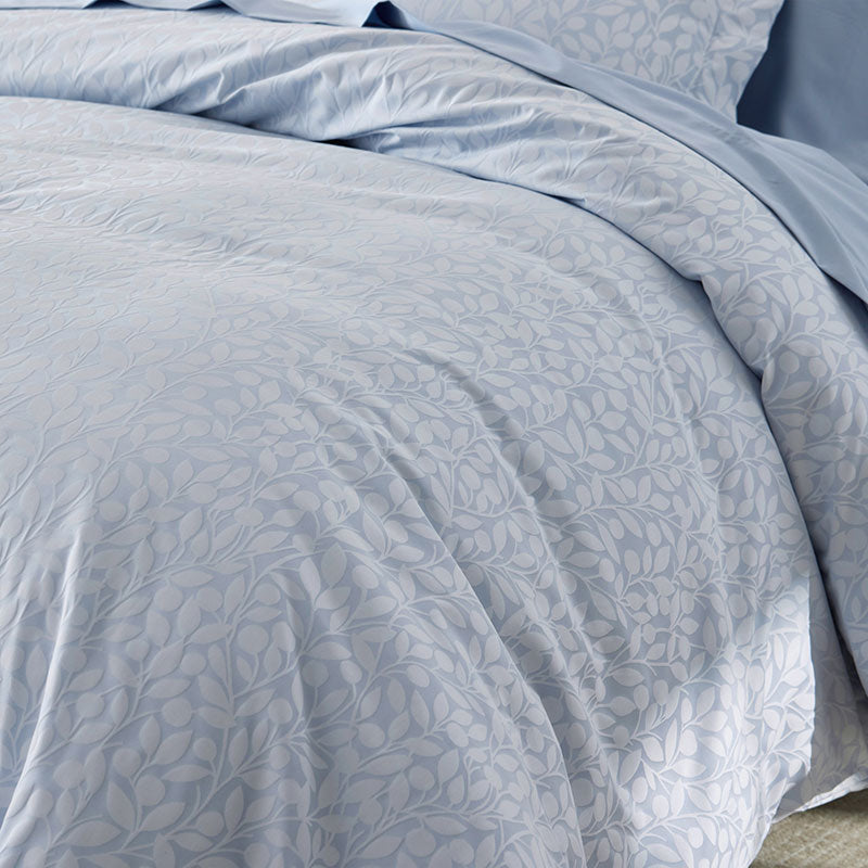 Jacquard Leaf Yarn-Dyed Premium Smooth Supima® Cotton Wrinkle-Free Sateen Sham