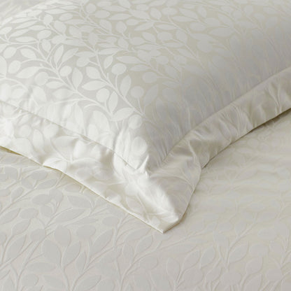 Jacquard Leaf Yarn-Dyed Premium Smooth Supima® Cotton Wrinkle-Free Sateen Sham
