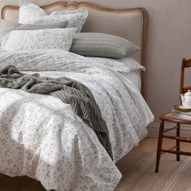 Floral Bliss Garment Washed Cotton Percale Sham