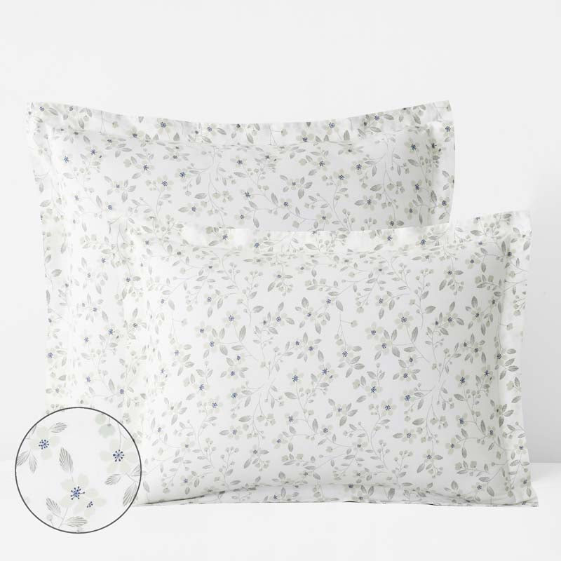 Floral Bliss Garment Washed Cotton Percale Sham