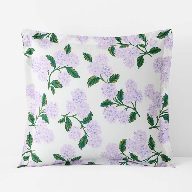 Hydrangea Classic Cool Cotton Percale Sham