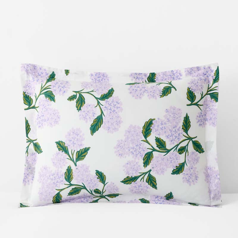 Hydrangea Classic Cool Cotton Percale Sham
