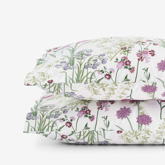 Bloom Meadow Classic Smooth Sateen Pillowcase Set