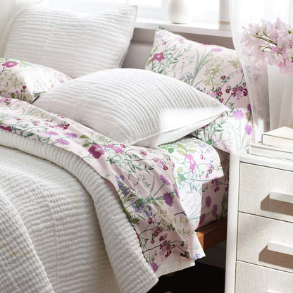 Bloom Meadow Classic Smooth Sateen Flat Bed Sheet