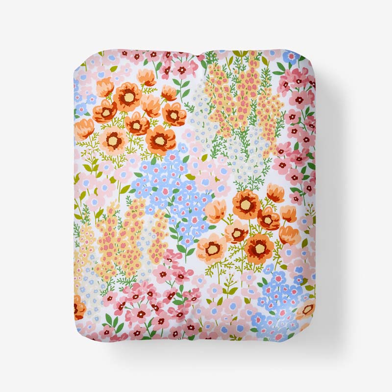 Garden Jubilee Classic Cool Cotton Percale Fitted Bed Sheet