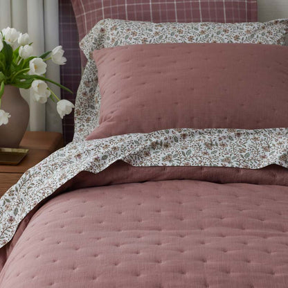 Garden Patch Floral Garment Washed Cotton Percale Bed Sheet Set