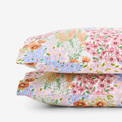 Garden Jubilee Classic Cool Cotton Percale Pillowcase Set