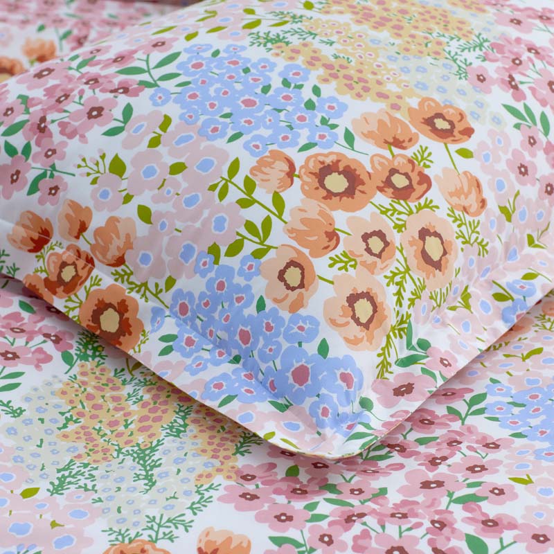 Garden Jubilee Classic Cool Cotton Percale Flat Bed Sheet