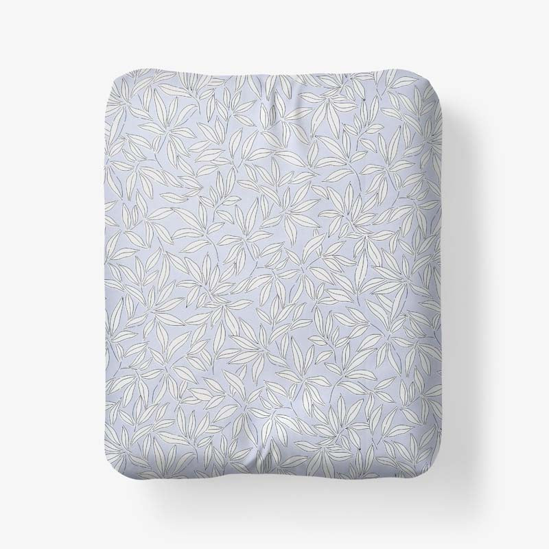 Whispering Petal Classic Smooth Sateen Fitted Bed Sheet