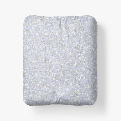 Whispering Petal Classic Smooth Sateen Fitted Bed Sheet