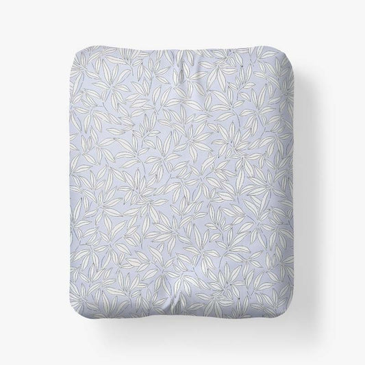 Whispering Petal Classic Smooth Sateen Fitted Bed Sheet