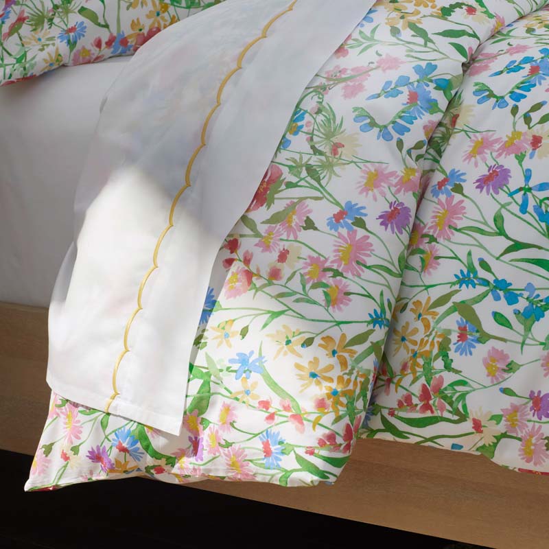 Garden Symphony Classic Cool Cotton Percale Pillowcase Set