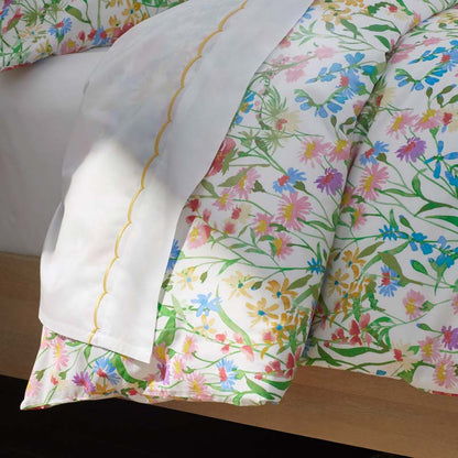 Garden Symphony Classic Cool Cotton Percale Fitted Bed Sheet