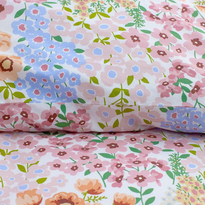 Garden Jubilee Classic Cool Cotton Percale Flat Bed Sheet