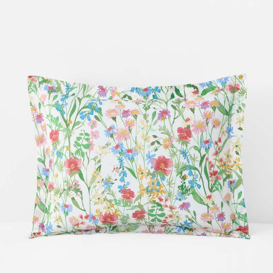 Garden Symphony Classic Cool Cotton Percale Sham