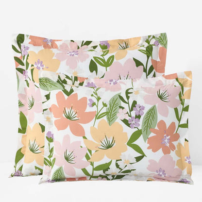 Whimsy Garden Classic Cool Cotton Percale Sham