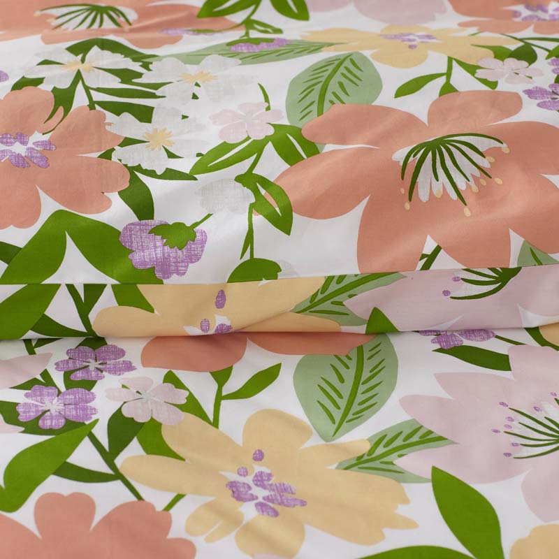 Whimsy Garden Classic Cool Cotton Percale Bed Sheet Set