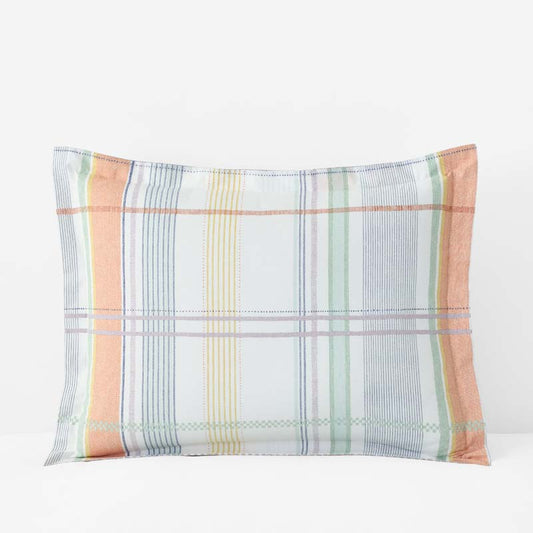 Alder Plaid Classic Cool Cotton Percale Sham