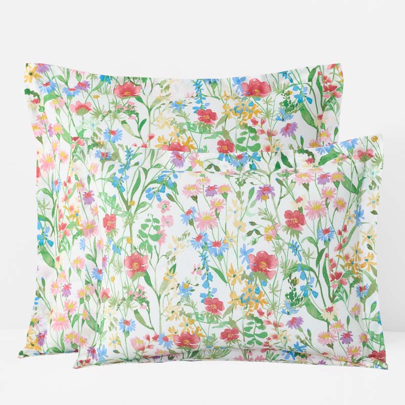 Garden Symphony Classic Cool Cotton Percale Sham