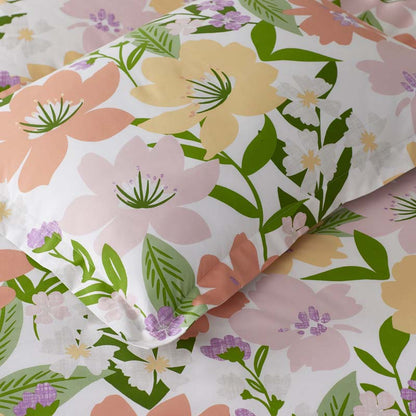 Whimsy Garden Classic Cool Cotton Percale Comforter