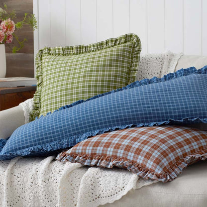 Classic Plaids Yarn-Dyed Cotton Decorative Square Pillow Cover