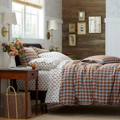 Classic Plaids Yarn-Dyed Cotton Decorative Square Pillow Cover