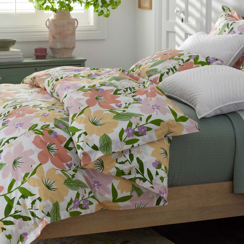 Whimsy Garden Classic Cool Cotton Percale Comforter