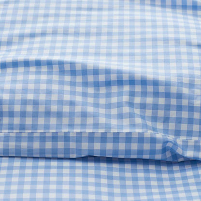 Gingham Classic Cool Organic Cotton Percale Bed Sheet Set