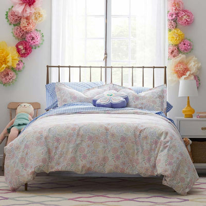 Gingham Classic Cool Organic Cotton Percale Comforter Set