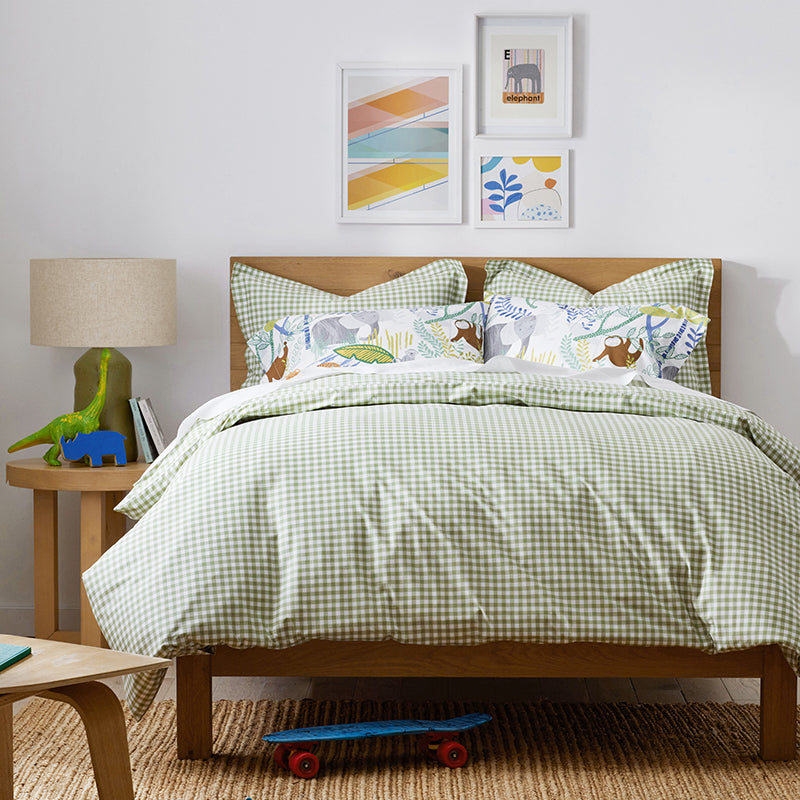 Gingham Classic Cool Organic Cotton Percale Sham