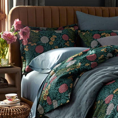 Zinnia Floral Classic Smooth Sateen Sham