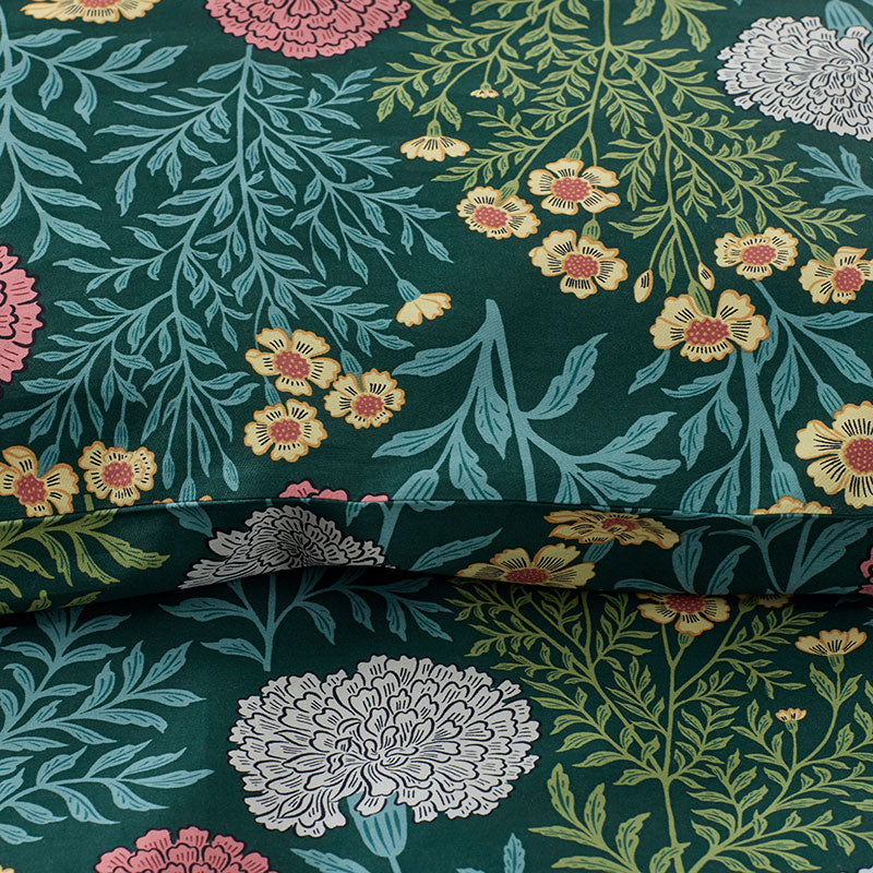 Zinnia Floral Classic Smooth Sateen Sham