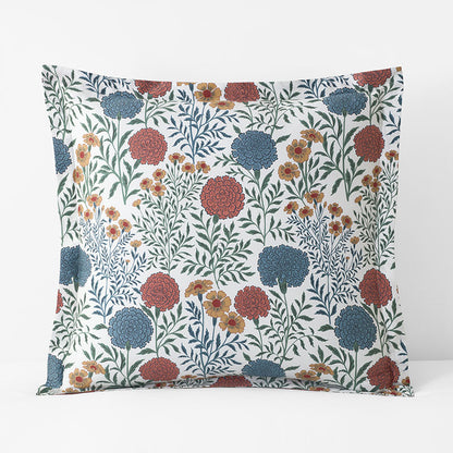 Zinnia Floral Classic Smooth Sateen Sham