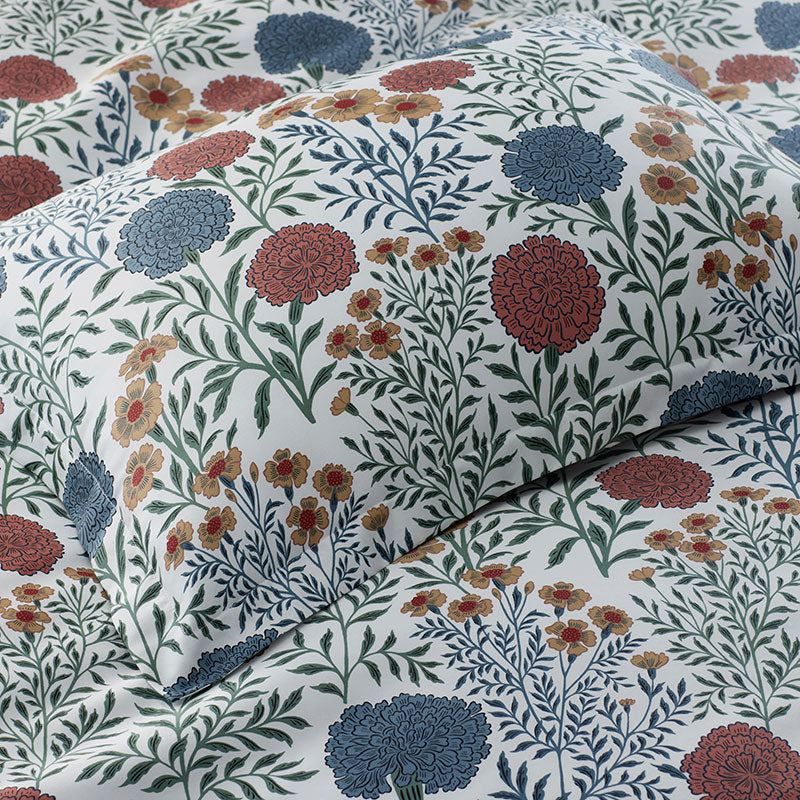 Zinnia Floral Classic Smooth Sateen Sham