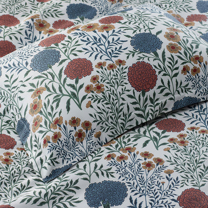 Zinnia Floral Classic Smooth Sateen Sham