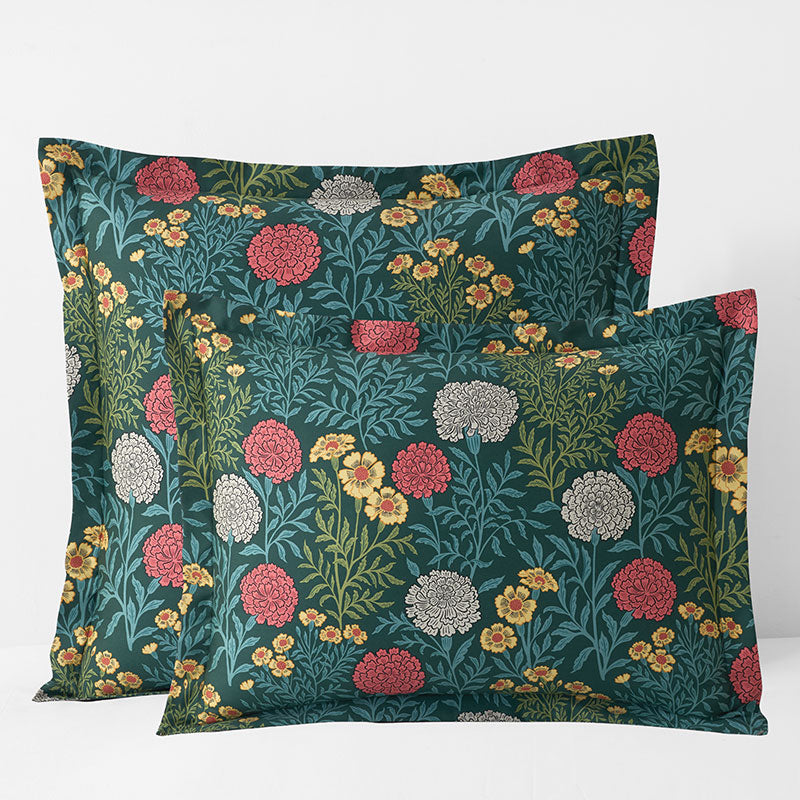 Zinnia Floral Classic Smooth Sateen Sham