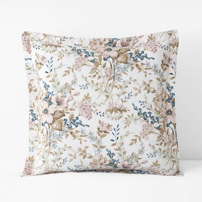 Blooming Floret Garment Washed Cotton Percale Reversible Sham