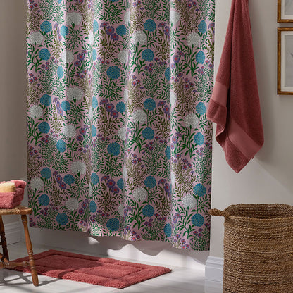 Zinnia Floral Classic Smooth Sateen Shower Curtain