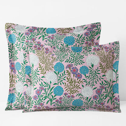 Zinnia Floral Classic Smooth Sateen Sham