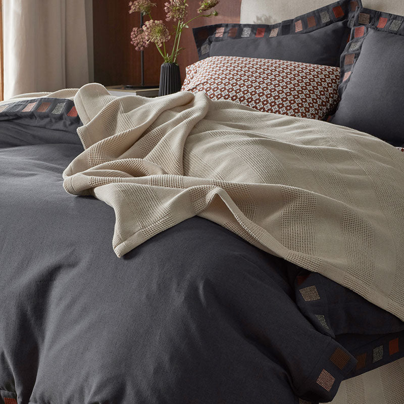 Waffle Stripe Blanket
