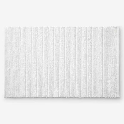 Textured Handwoven Cotton Bath Rug